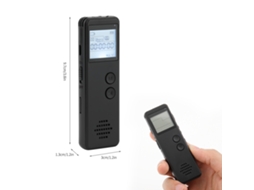 Gravador Digital De Voz Com Ativação Por Voz 8gb Redução De Ruído Para Reuniões Aulas Entrevistas Mp3 Wav