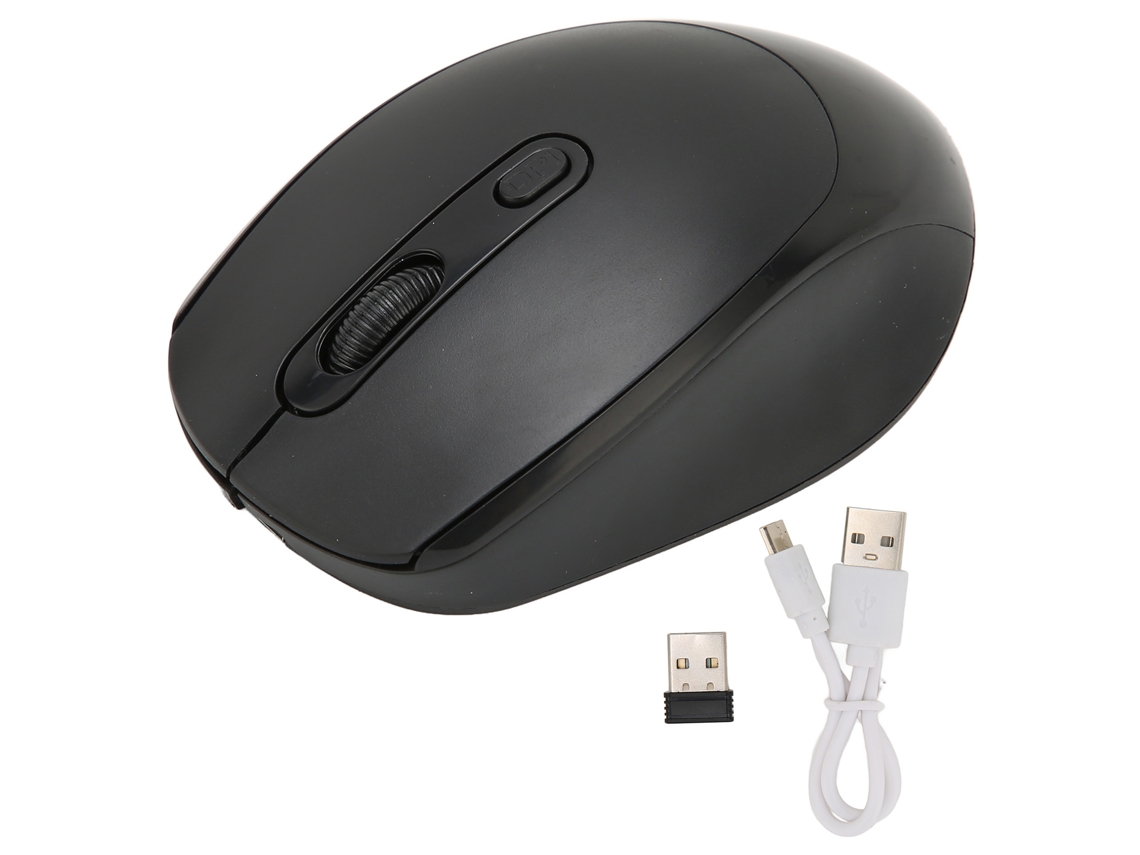 Rato Sem Fio LAXISCREED, 2.4GHz, escuro, recarregável