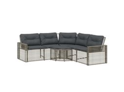 Garden Sofa, Garden Sofas Vidaxl Cinzeto Rattan / Vime (n/a)