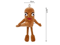 Brinquedo de Pelúcia Tubarão Tungtungsahur e Tralalo Edição Italiana Boneco Fofo em Forma Palito GOKOCO