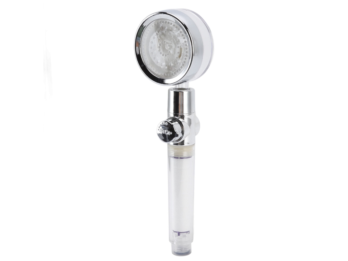 Chuveiro Led com Filtro, Mudança de Cor por Temperatura, Botão de Pausa, Alta Pressão