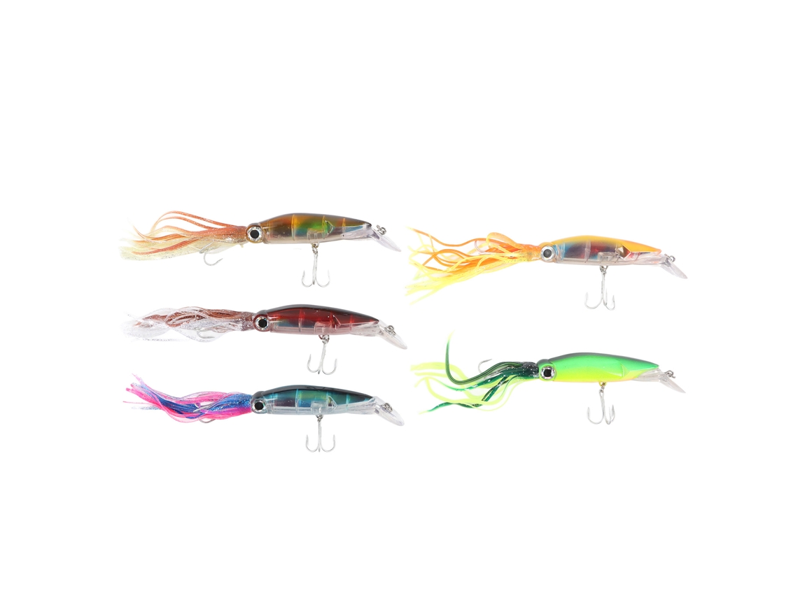 5 Iscas de Polvo Realistas para Pesca Salgada e Doce