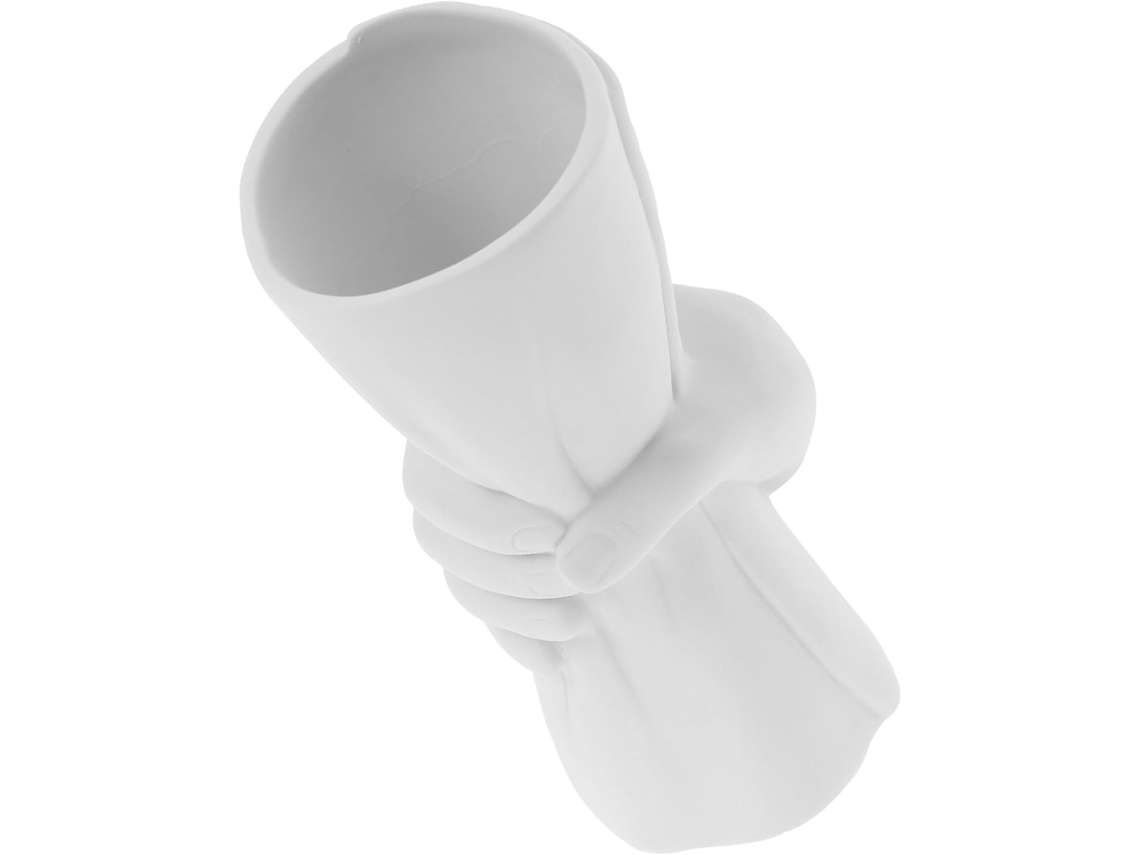 Vaso De Cerâmica Para Flores Secas, Pequeno Vaso Decorativo Neutro, Vaso De Flores Para Decoração...