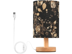 Toalha de mesa vintage com estampa floral em fundo rosa e branco, ideal para quartos infantis, luz suave.