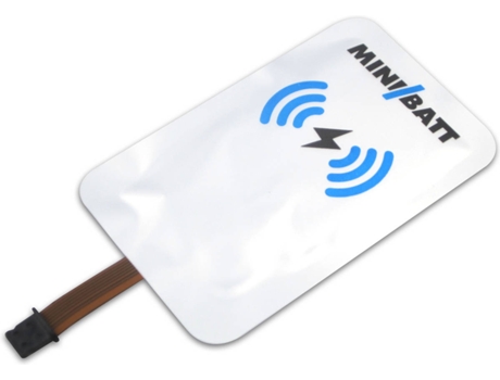 Carregador cartão MINIBATT QI Micro USB