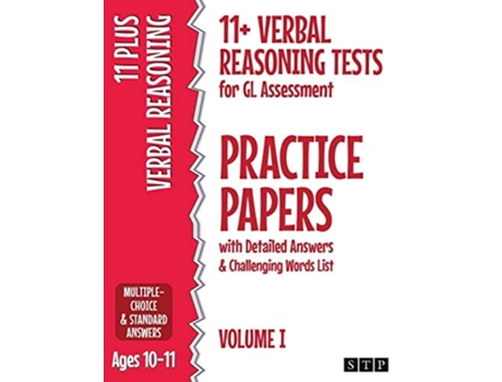 Livro 11 Verbal Reasoning Tests For Gl Assessment Practice Papers With Detailed Answers Amp Challenging Words List Volume I De Stp Books (inglês)