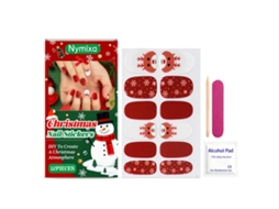 Adesivos de Unhas Gel Macio Natal Festivo Worten