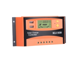 Laxiscreed Carregador Solar 12v/24v Com Controlador Pwm, Usb Dual E Display Lcd