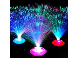 Primerox lâmpada de Decoração Lanterna Óptica de Fibra Led Colorida para Casa Sala Banheiro Bar