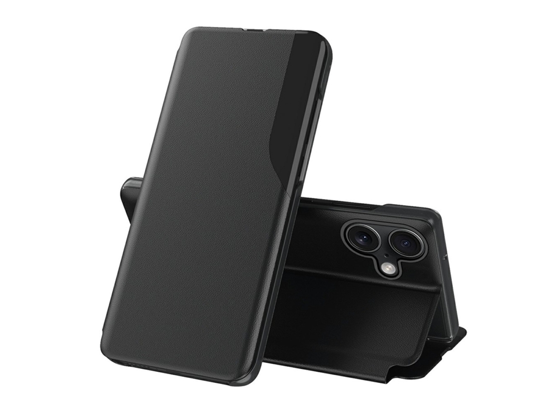 Capa Amorus Mobile Para Iphone 17 Com Suporte Tipo Folio - Preta