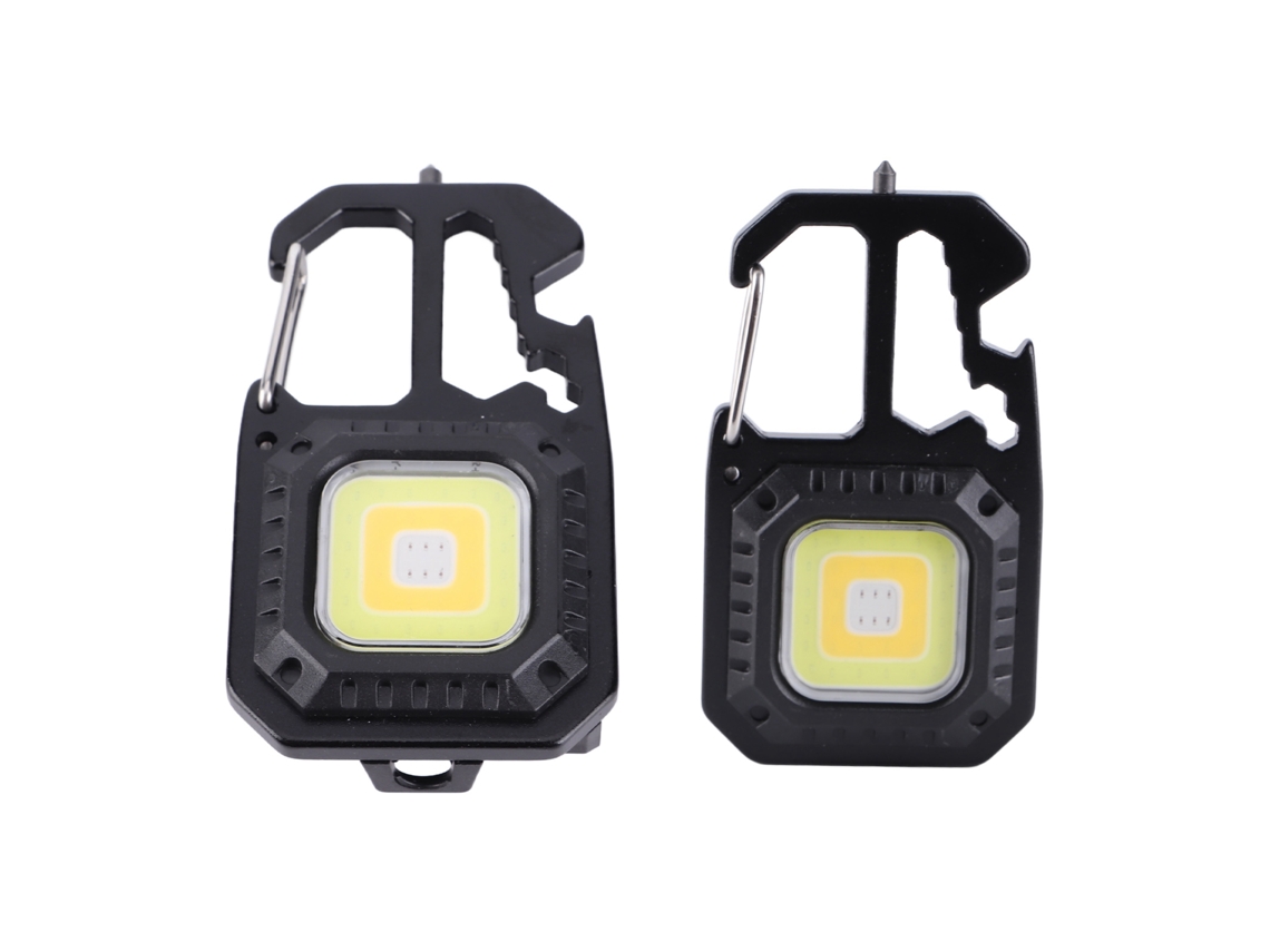 Laxiscreed Chaveiro Lanterna Led Led De Alta Brilho E Multiusos Com Abre Garrafas