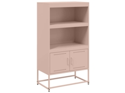 Highboard, Highboards Vidaxl Cor-de-rosa Aço (n/a)