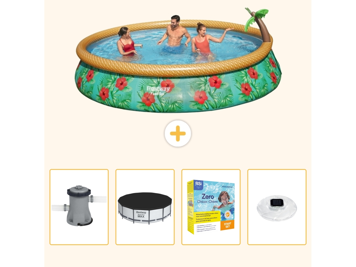 Bestway Piscina Bestway Fast Set Redonda - 457x84 Cm - 5-peças S178