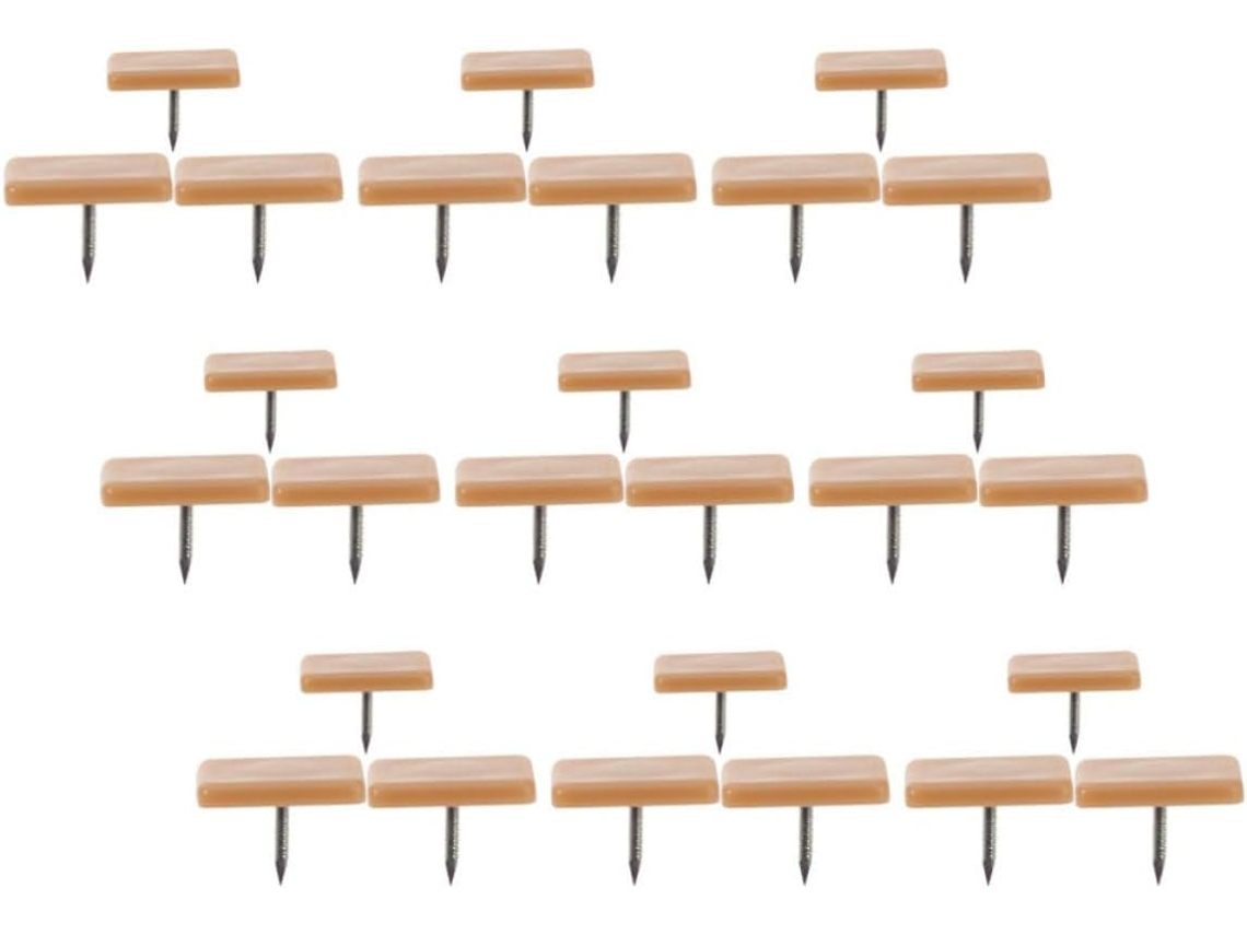 Fomiyes Conjunto De 30 Corrediças Para Gavetas, Fixadas Com Pregos, Em Plástico Abs E Ferro, Para Projetos De Reforma E