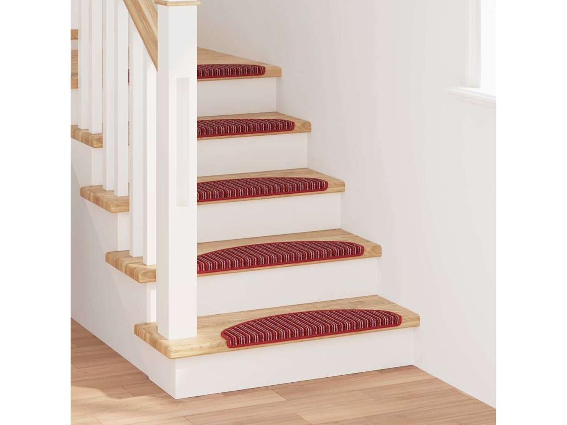 Vidaxl Tapetes Adesivos Para Escadas 15 Unid. 65 X 21 X 4 Cm Non-slip