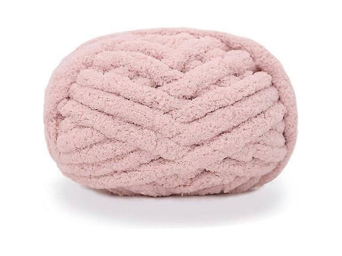 Fio De Chenille Jumbo Com 226 G E 2 Cm, Macio Para Cobertores, Almofadas E Tricô De Braço Elysve