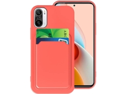 Capa Protetora para Xiaomi 11I HONGWE. Anti-Choque com Porta-Cartões Rosa