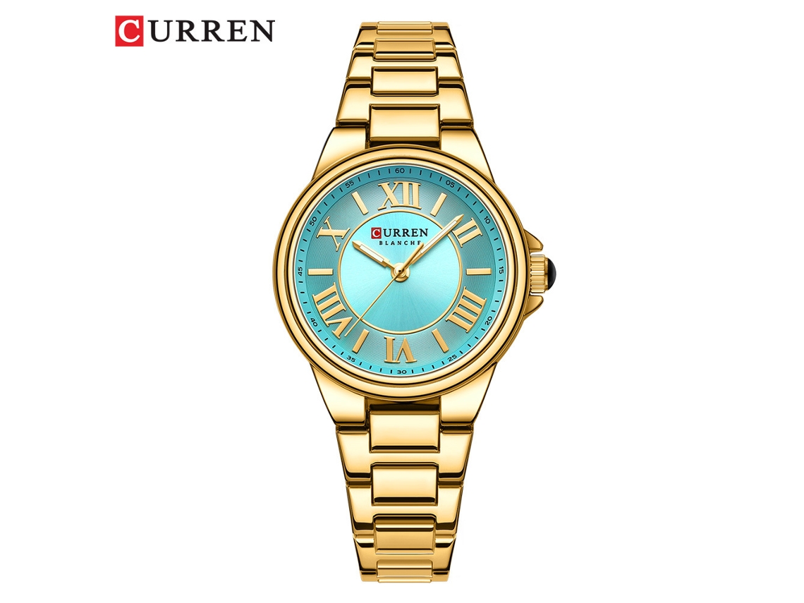 Relógio Feminino De Moda, Pulseira De Aço, Numerais Romanos Simples.