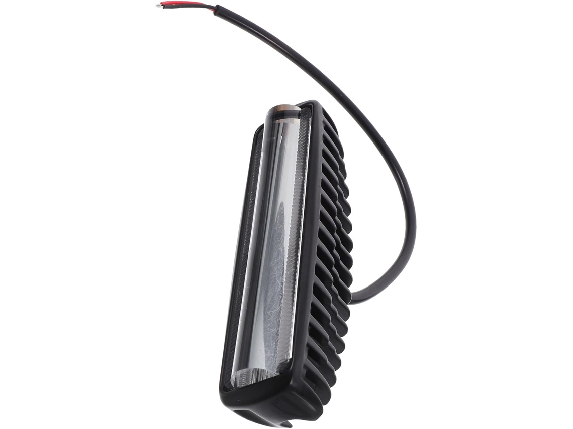 Luz De Trabalho Led Compacta 30w Em Plástico Preto, Luzes Vermelhas Antirreflexo Para Áreas De Trabalho Veículos E