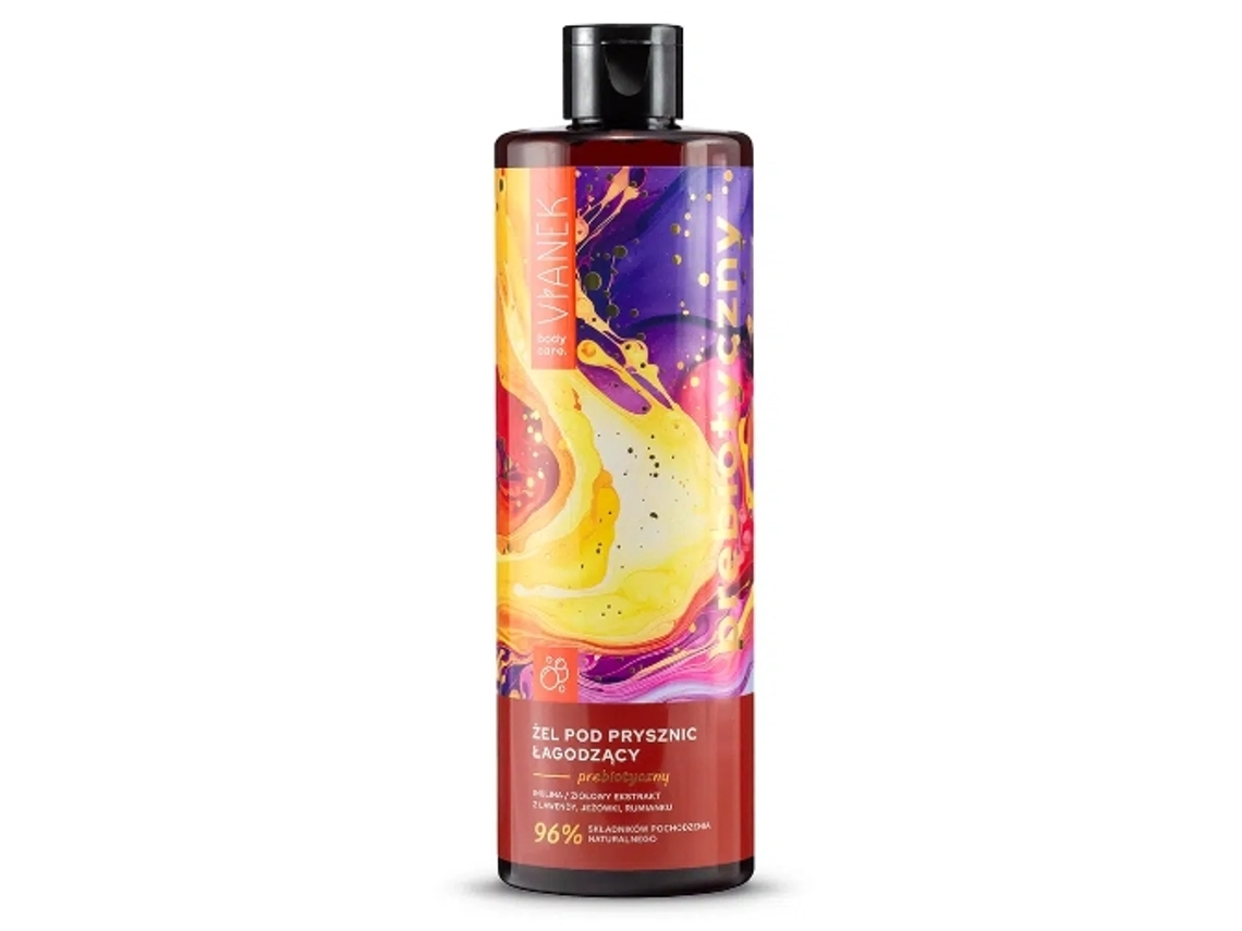 Gel de banho prebiótico Vianek Gentle Care, 400ml Sylveco