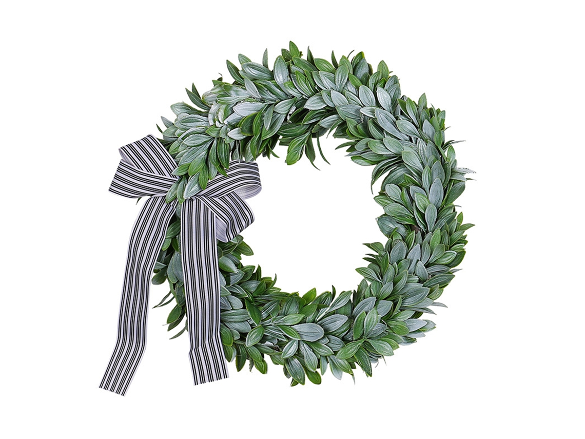 Laxiscreed Koski Grama De Orelha De Coelho Com Laço Listrado Para Decoração De Janela