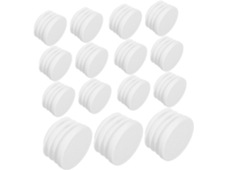 Artibetter 60 Tampões Plásticos Redondos Para Tubos E Canos, Cores Sortidas