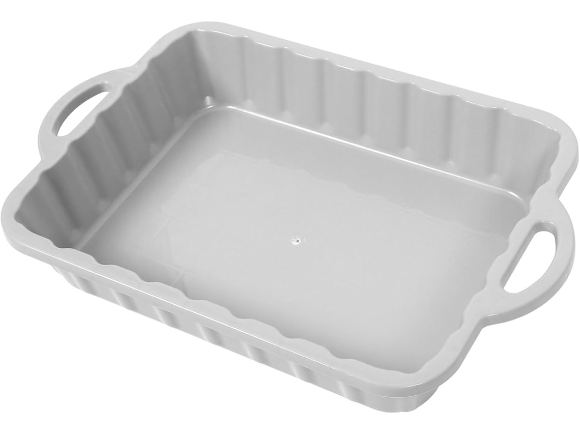 Bandeja e vaso grandes para drenagem de óleo Prova com bordas elevadas para facilitar a recuperação.