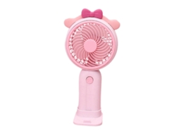 Ventilador Portátil De Mão, Mini Recarregável Com Base, Resfriamento