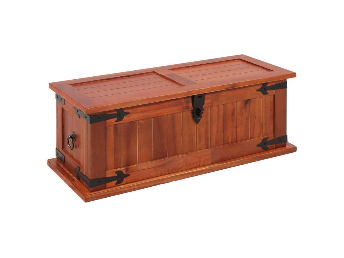 Storage Chest, Storage Chests Vidaxl Marrom Madeira (60 X 25 X 22 Cm)