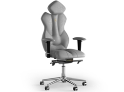 Cadeira de Escritório Ergonómica KULIK Tecido Real (Antara - Silver -130x50x50cm)