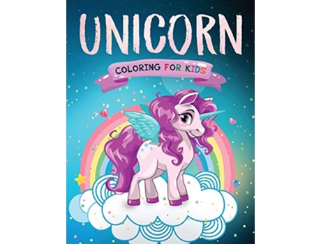 Livro Unicorn Coloring Book de Harper Hall (Inglês)