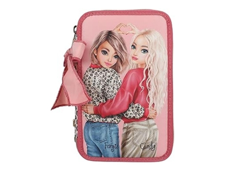 Estojo Depesche Topmodel Leoheart 3 compartimentos 0013639 Depeschep25pn