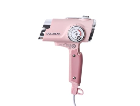 Secador de Cabelo ECELEN Cd-1638 Rosa Dobrável de Alta Potência com Íons Negativos 1000 W 3 Níveis de Temperatura