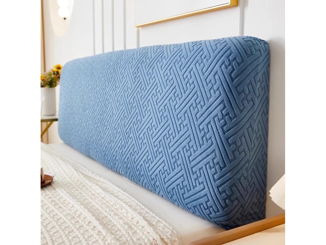 Capa Para Cabeceira,anti-poeira E Lavável,decoração De Quarto (azul,200cm) Gertiz