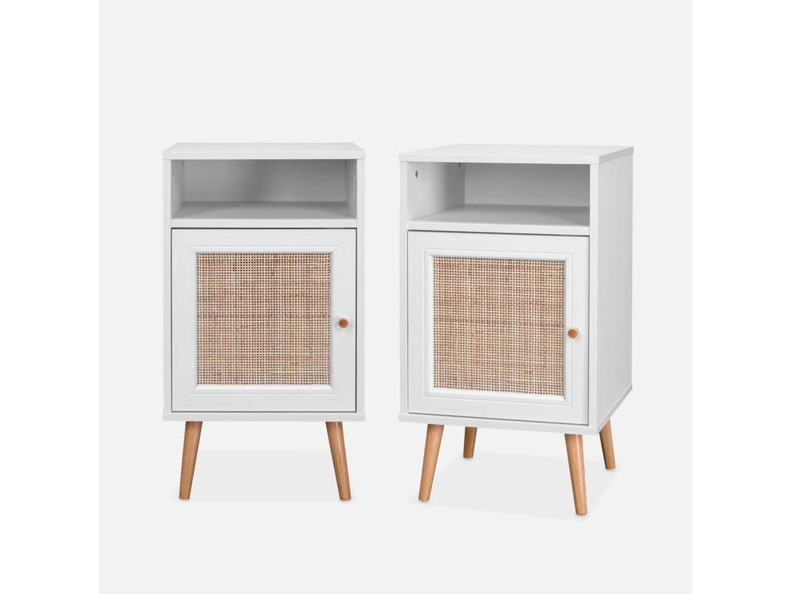 Pack de 2 Mesas de Cabeceira SWEEEK (Painéis Laminados)