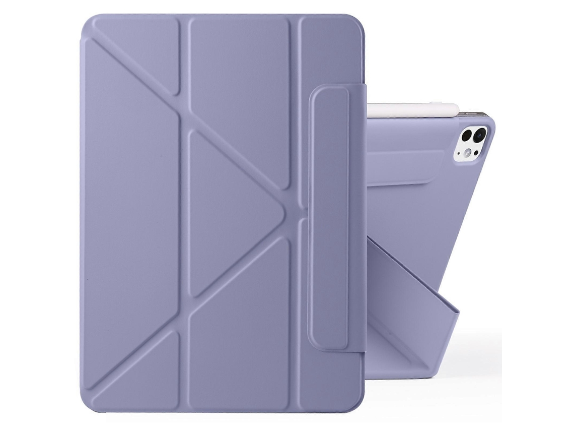 Capa de couro Webake para tablet com deformação magnética e fivela fixa