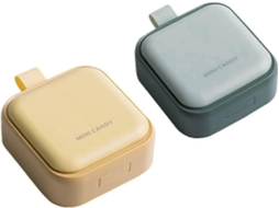Porta Comprimidos Pequeno E Charmoso Pacote Com 2 Unidades Para Uso Diário Em Viagens, Organizador De Comprimidos Portátil Elega Aquaforge