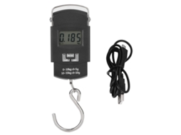 Balança Portátil De Mão (capacidade De Pesagem De 50kg, Visor Lcd)