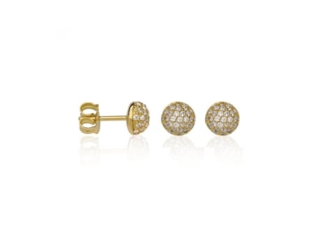 Brincos De Ouro Com Zircónias Pinha Bruno Da Rocha