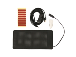 Rebe-painel Led Deslizante Programável Com Controle Por Aplicativo Bluetooth, Impermeável, Plegável Para Carro, Loja, Bar, 12-24v Usb 5v