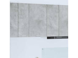 Vidaxl Armário Suspenso Cinza Concreto E Branco 50 X 31 X 80 Cm