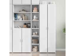Armario alto 30x41x185 cm Derivados de madera Blanco