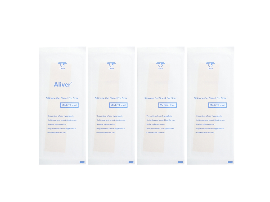 Folha De Silicone Autoadesiva Para Remoção E Proteção De Cicatrizes Cesariana