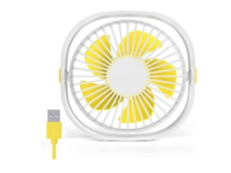 Ventilador Mesa Usb 3 Velocidades 2021 Branco Yizhood