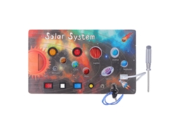 Brinquedo Tabuleiro Educativo Interativo Sistema Solar Para Bebês E Crianças Toddler