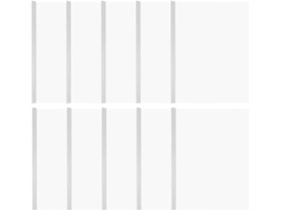 Organizador de documentos em formato A4, feito de plástico transparente, pacote com 10 unidades, ideal para decoração.