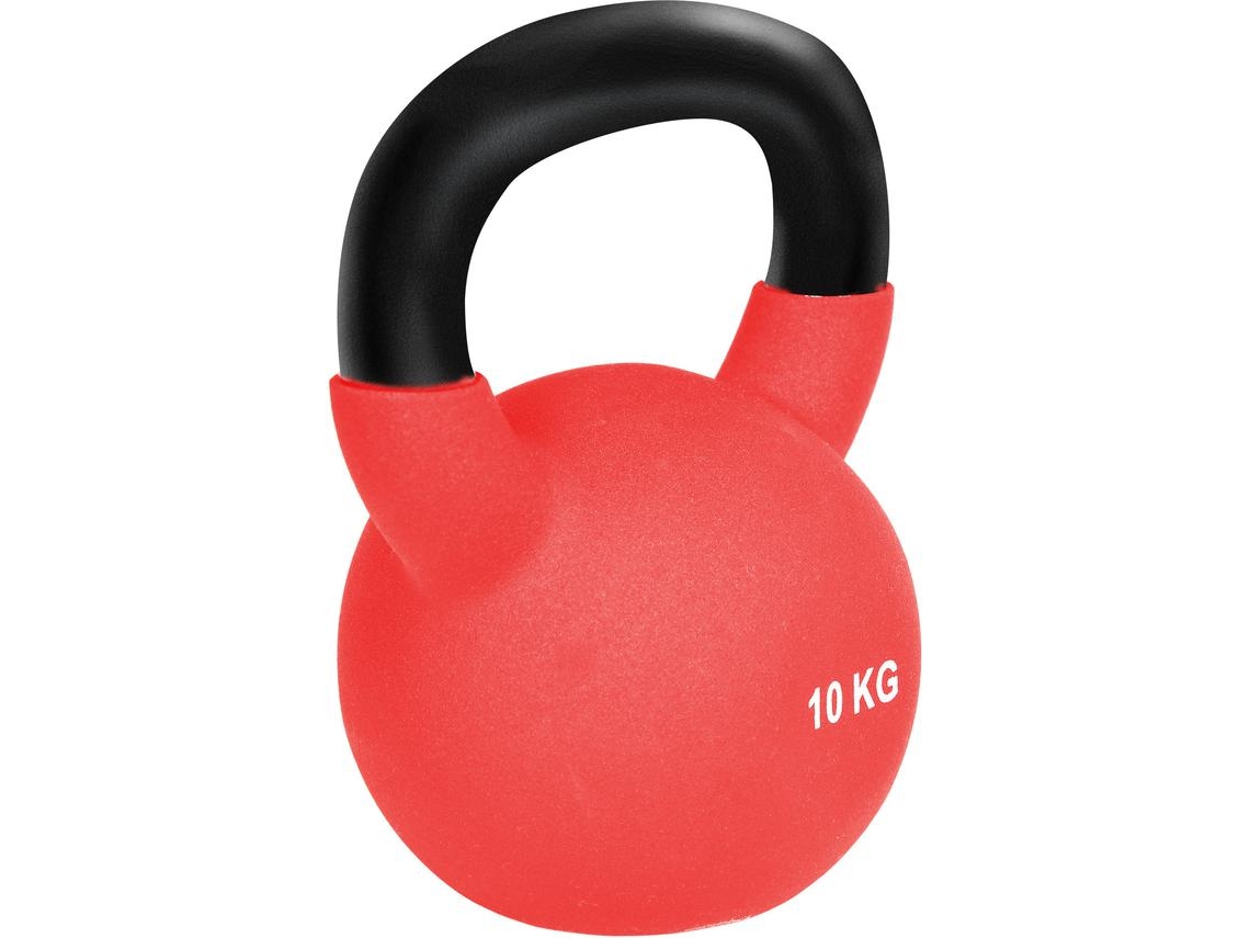 Kettlebell Metal Cor Vermelho 19x12x22cm Homcom