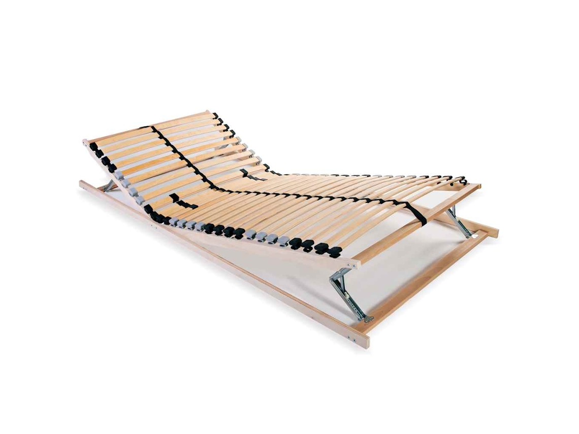 Vidaxl Estrado De Ripas Com 28 Ripas 7 Zonas 70x200 Cm