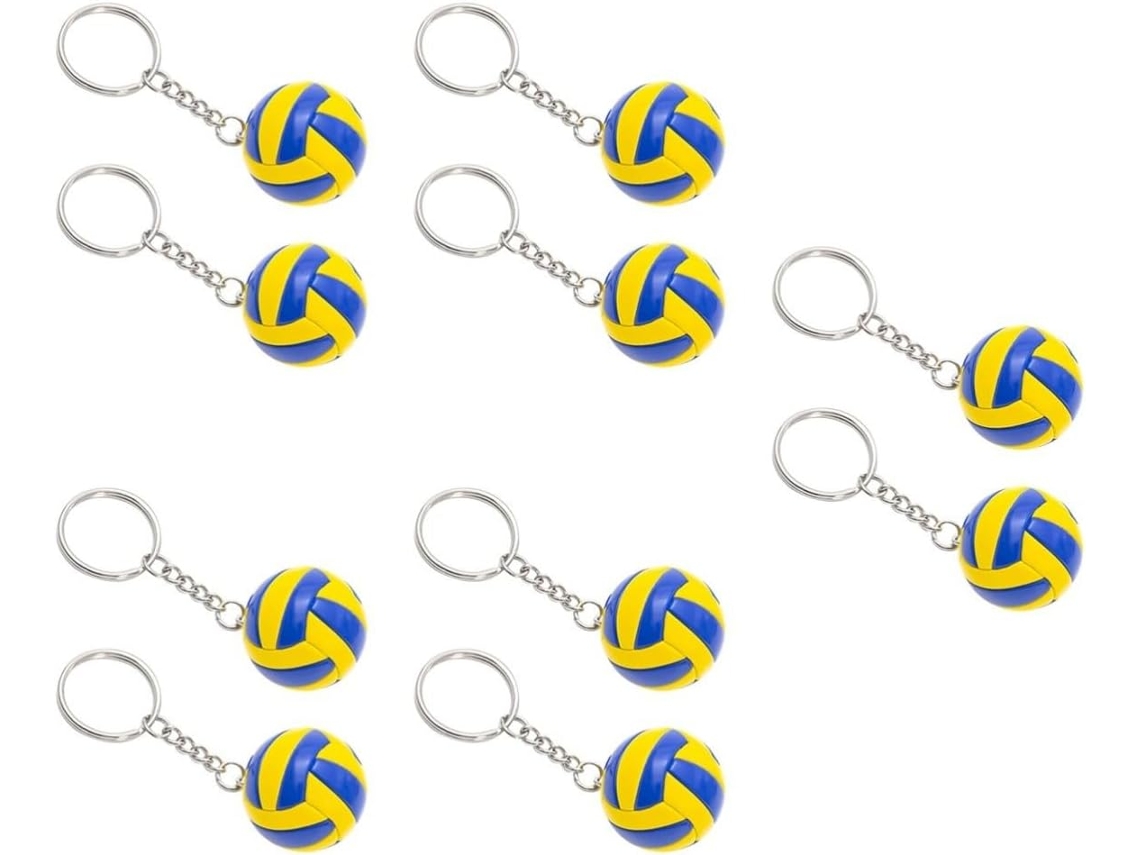 Conjunto Com 10 Chaveiros, Design Temático, Para Bolsas E Estojos