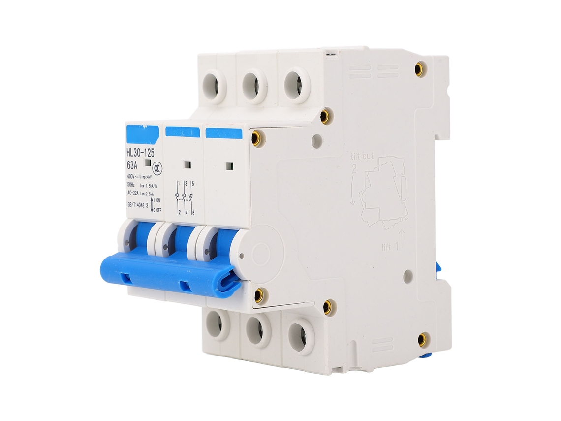 Interruptor de Circuito Miniatura 3 Polos 63a 400v | S/MARCA